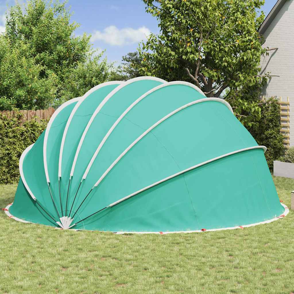 Poolkuppel 592 x 590 x 275 cm 185T polyester med PU-belegg