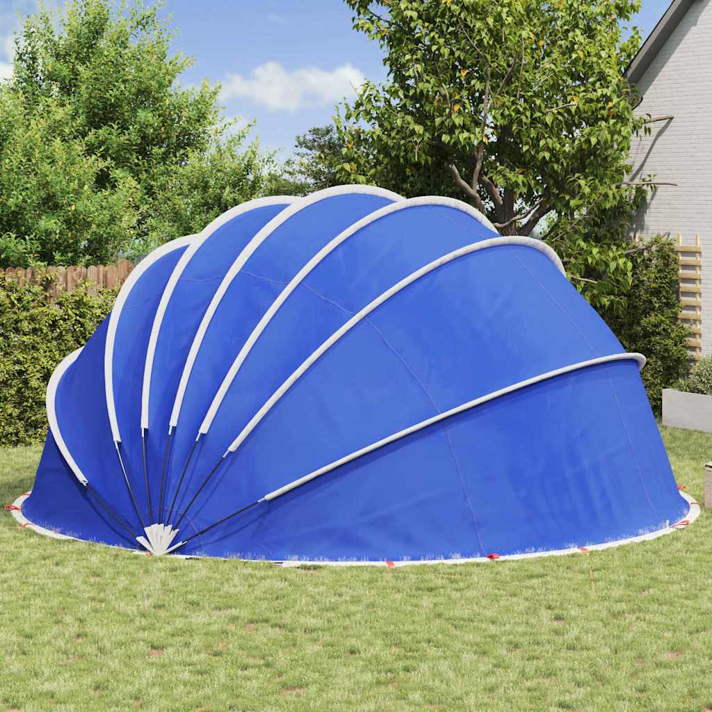 Poolkuppel 592 x 590 x 275 cm 185T polyester med PU-belegg