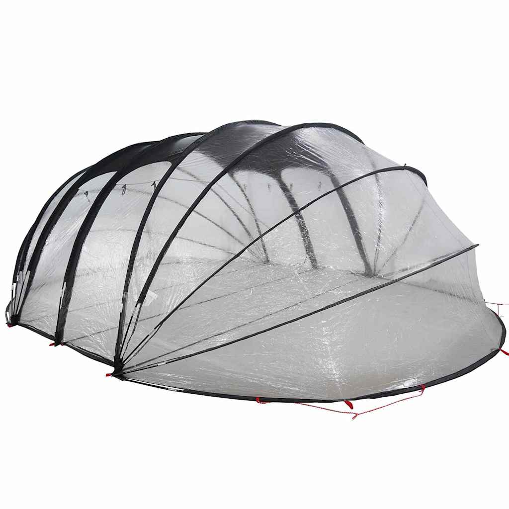 Bassengtelt kube Gjennomsiktig 538 x 440 x 204 cm PVC