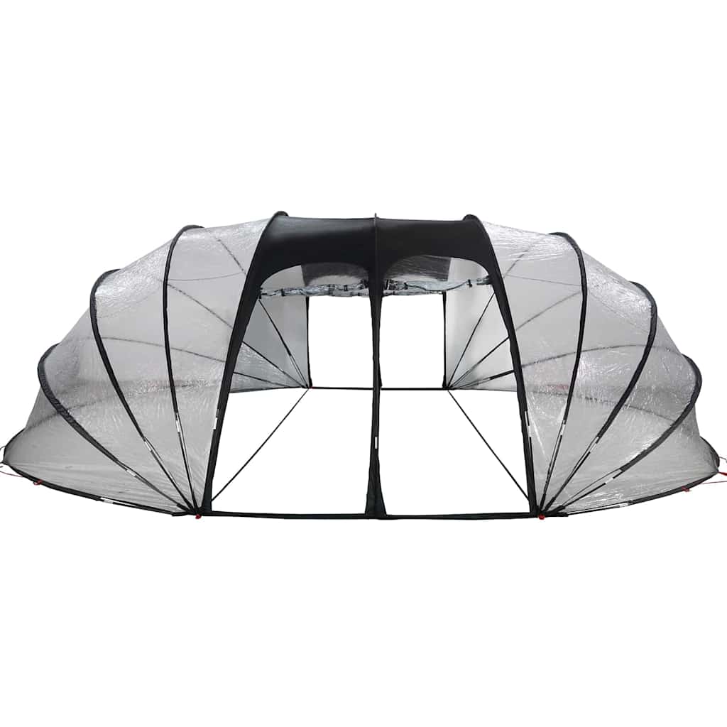 Bassengtelt kube Gjennomsiktig 538 x 440 x 204 cm PVC