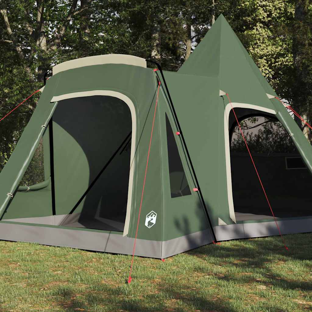 Teepee Telt 5-Person med tak grønn 545 x 450 x 295 cm