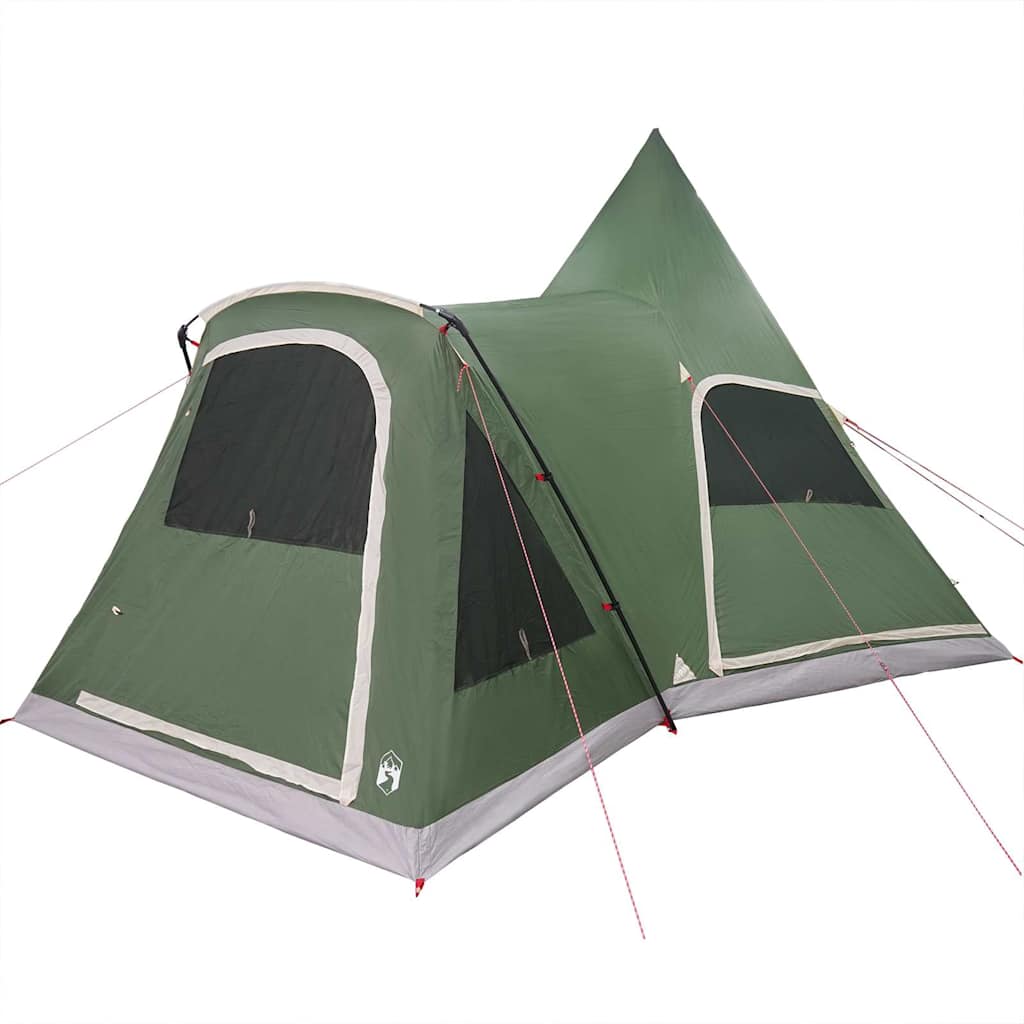 Teepee Telt 5-Person med tak grønn 545 x 450 x 295 cm