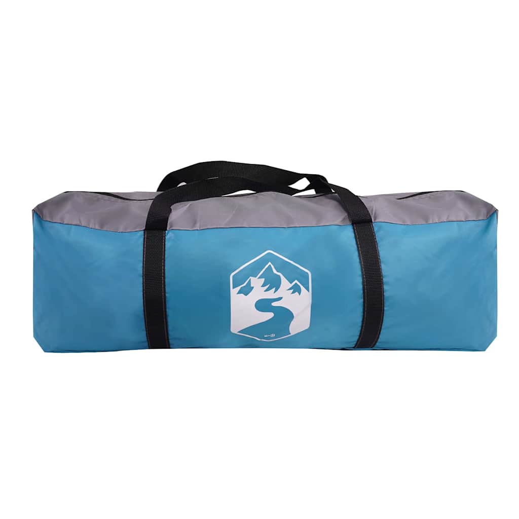 Teepee Telt 5-Person med tak med lagring Blå 545 x 450 x 295 cm