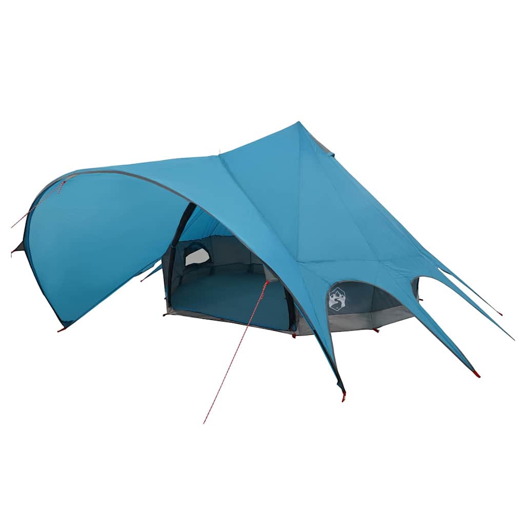 Teepee Telt 5-Person med tak Blå og grå 415 x 415 x 247 cm