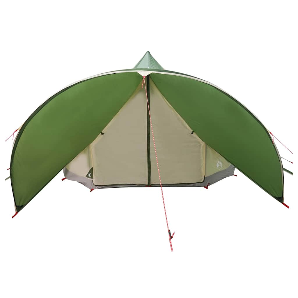 Teepee Teltt 7-Personer med tak Grønn og Grå 600 x 600 x 347 cm
