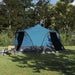 Dome Telt 4-Personer med tak med lagring Blå 505 x 450 x 248 cm
