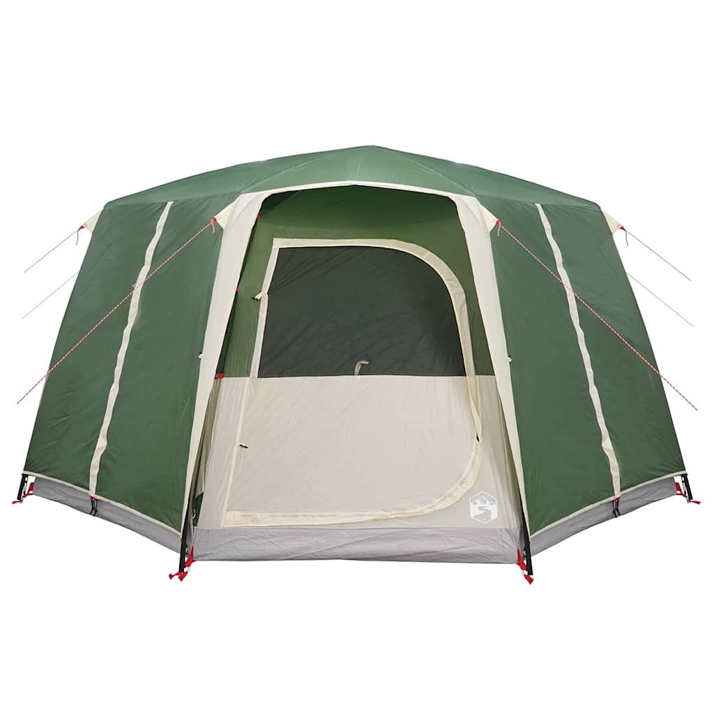 Kabin telt for 6 personer med tak grønn 425 x 396 x 222 cm