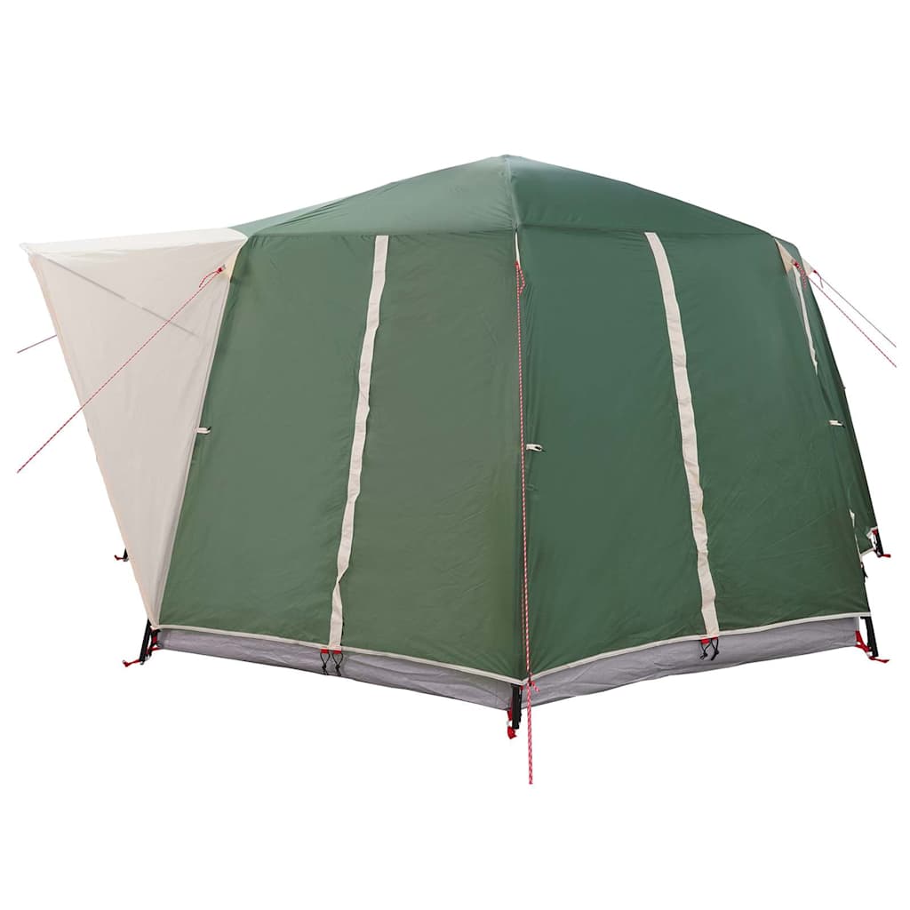 Kabin telt for 6 personer med tak grønn 425 x 396 x 222 cm