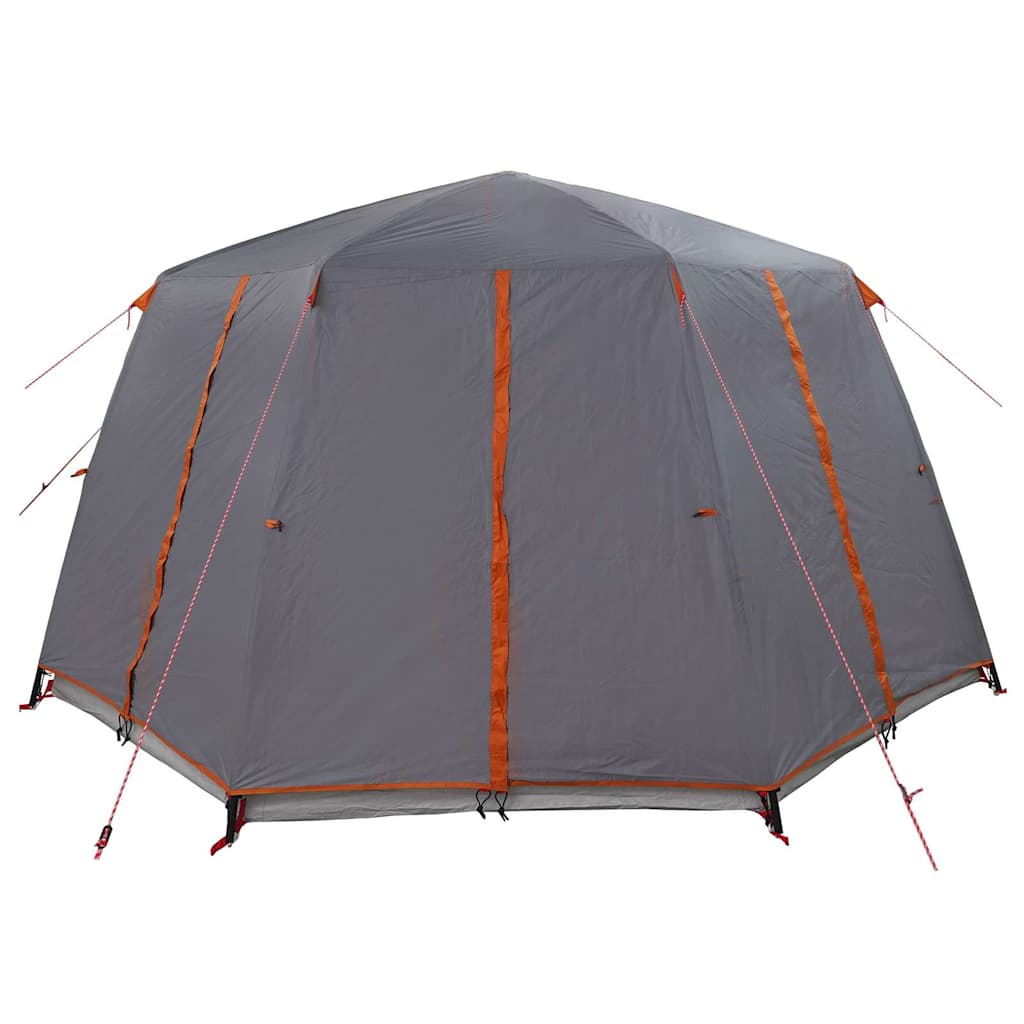 Kabin telt for 6 personer Grå og Oransje 425 x 396 x 222 cm