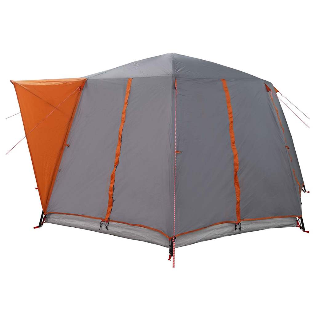 Kabin telt for 6 personer Grå og Oransje 425 x 396 x 222 cm