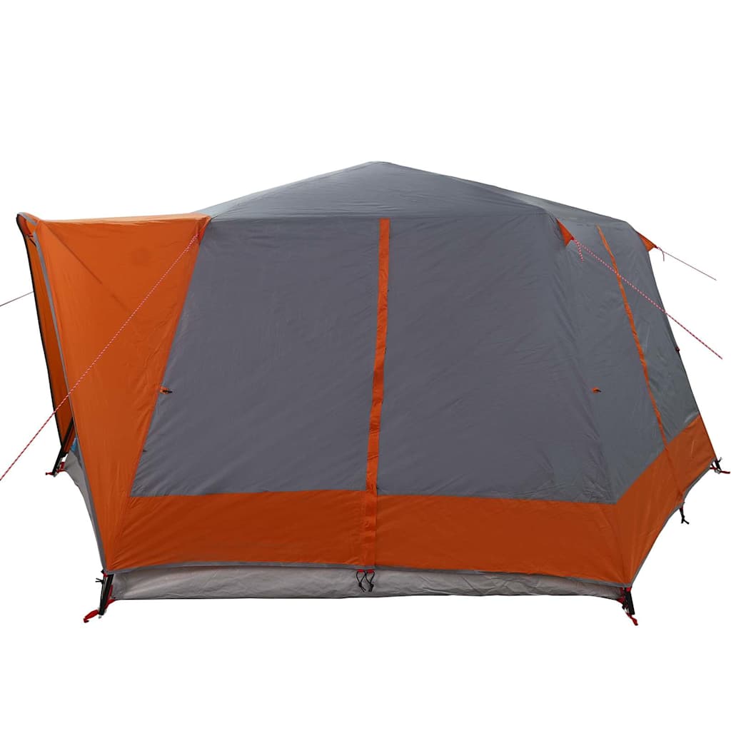 Hytte Telt 7-Personer med tak Grå og Oransje 400 x 350 x 212 cm
