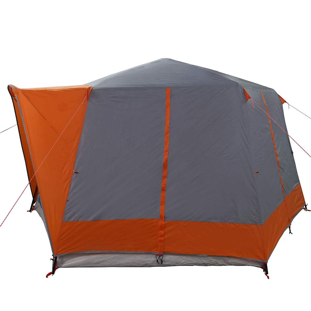 Hytte telt for 5 personer Grå og Oransje 333 x 317 x 194 cm