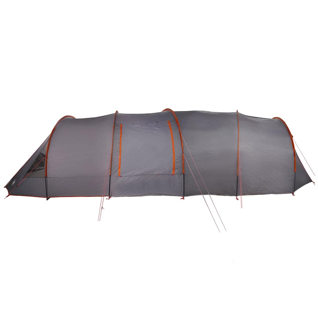 Tunnel telt for 6 personer Grå og Oransje 890 x 470 x 220 cm