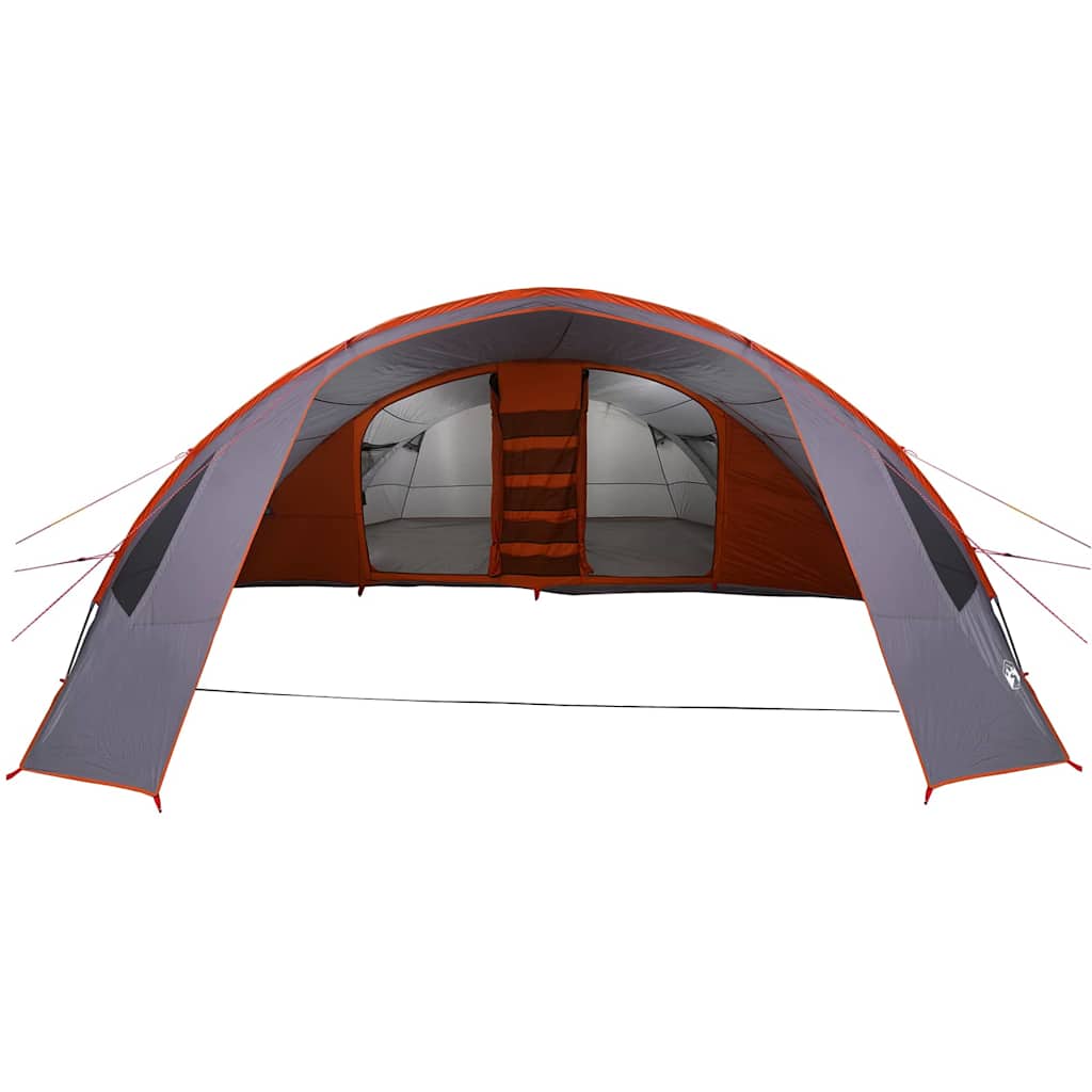 Tunnel telt for 6 personer Grå og Oransje 700 x 590 x 215 cm