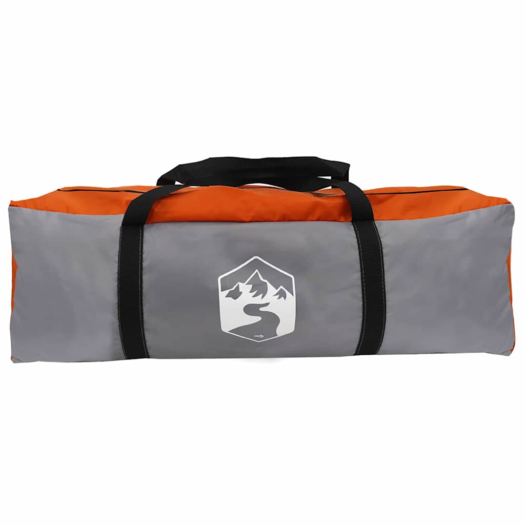 Hytte telt for 12 personer Grå og Oransje 500 x 500 x 294 cm