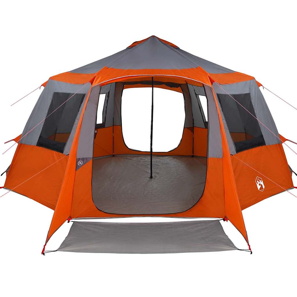 Hytte telt for 12 personer Grå og Oransje 500 x 500 x 294 cm