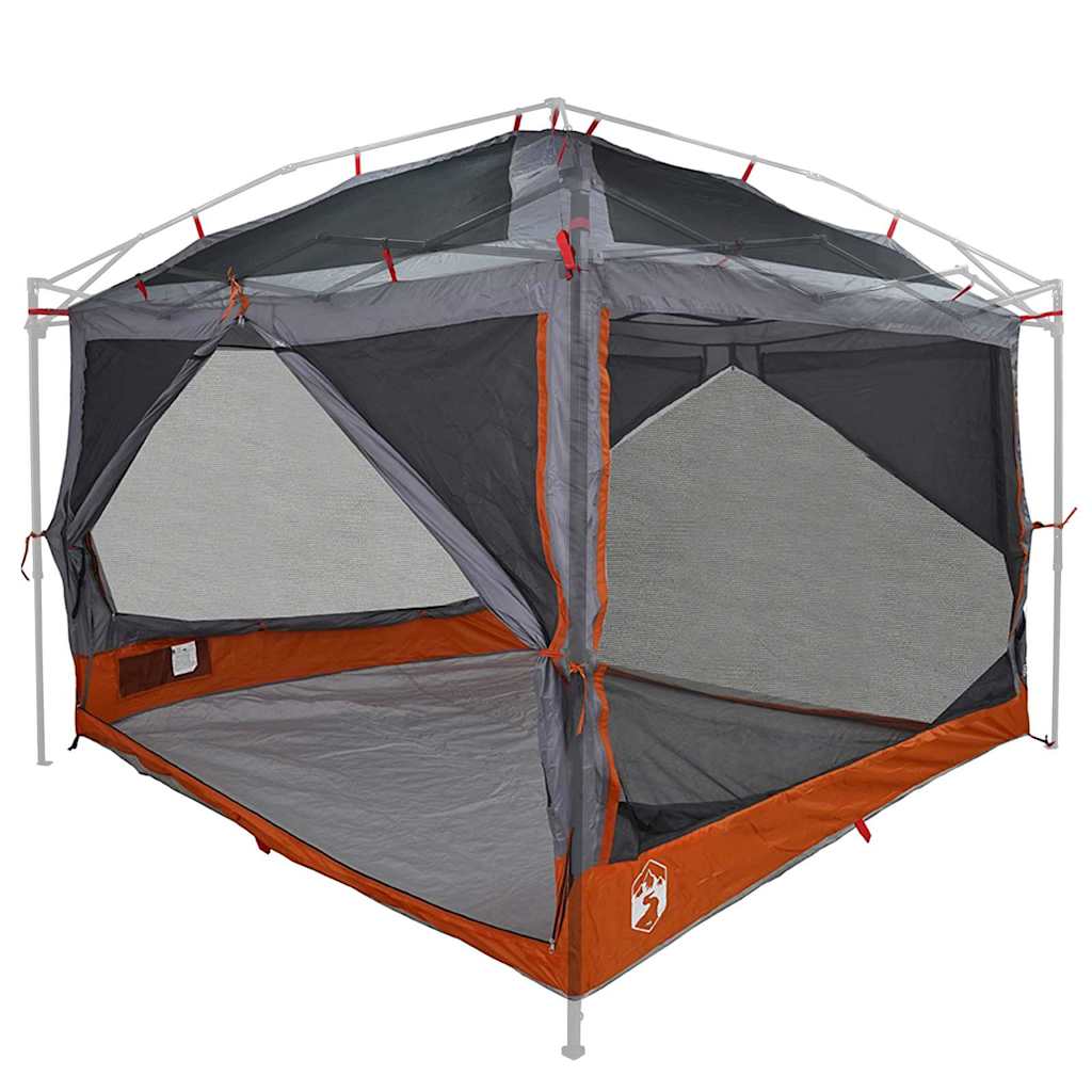 Innertelt 7-Person med tak Grå og Oransje 300 x 300 x 250 cm