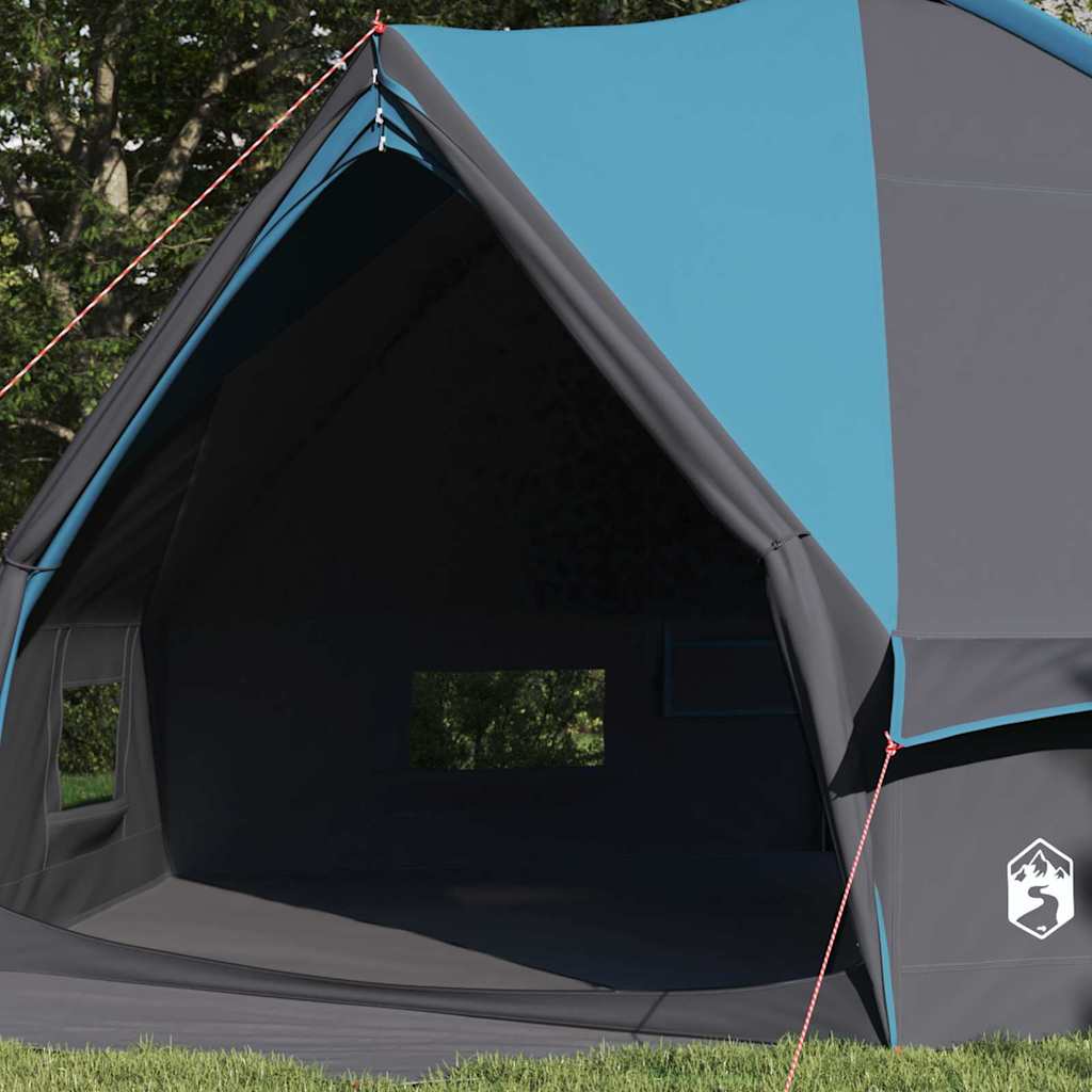Teepee telt for 10 personer Blå og grå 567 x 470 x 242 cm