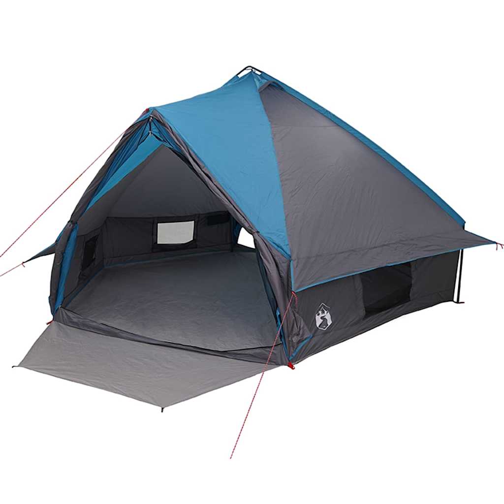 Teepee telt for 10 personer Blå og grå 567 x 470 x 242 cm