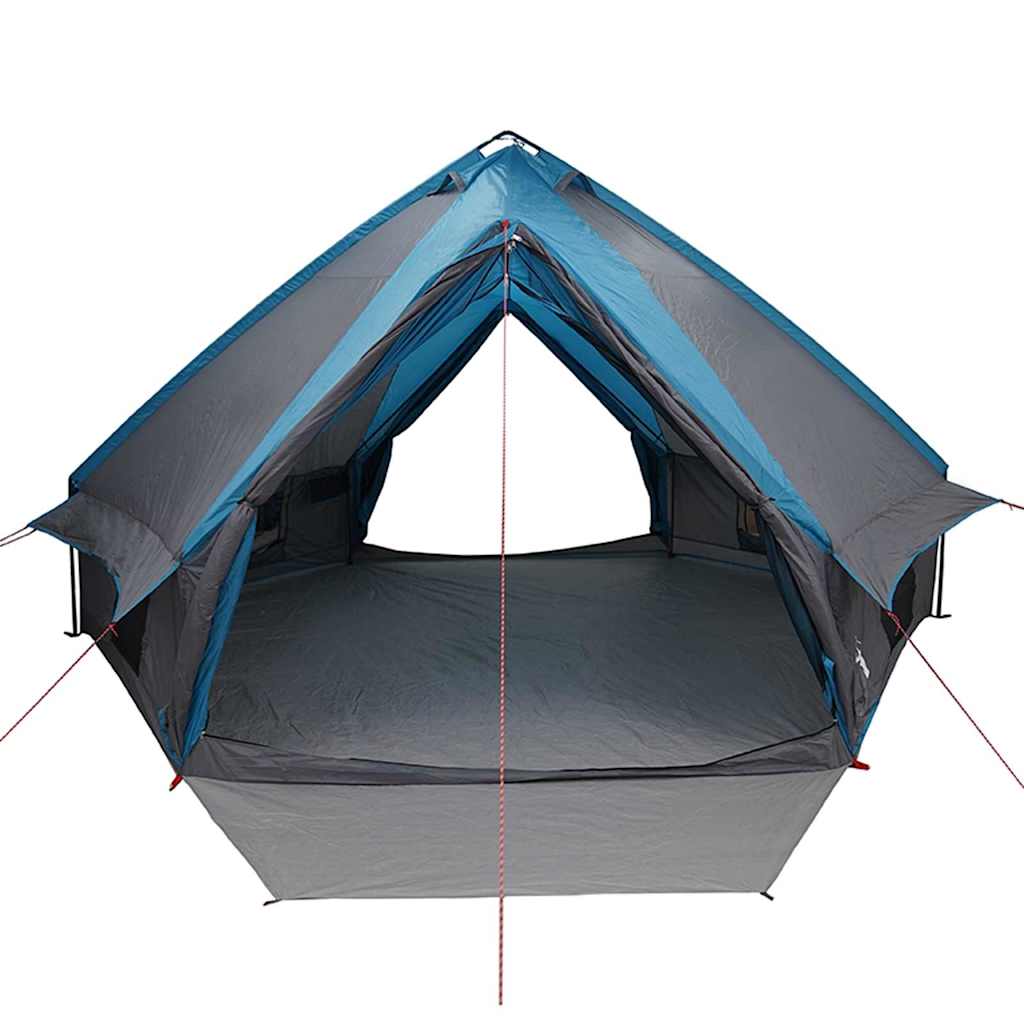 Teepee telt for 10 personer Blå og grå 567 x 470 x 242 cm