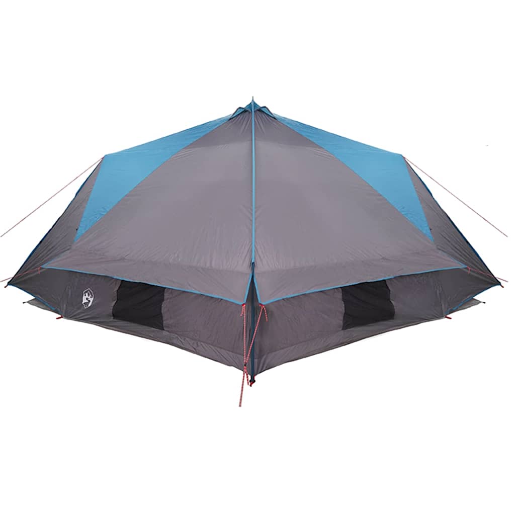 Teepee telt for 10 personer Blå og grå 567 x 470 x 242 cm