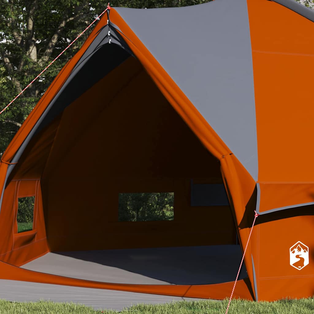 Teepee telt for 10 personer Grå og Oransje 567 x 470 x 242 cm
