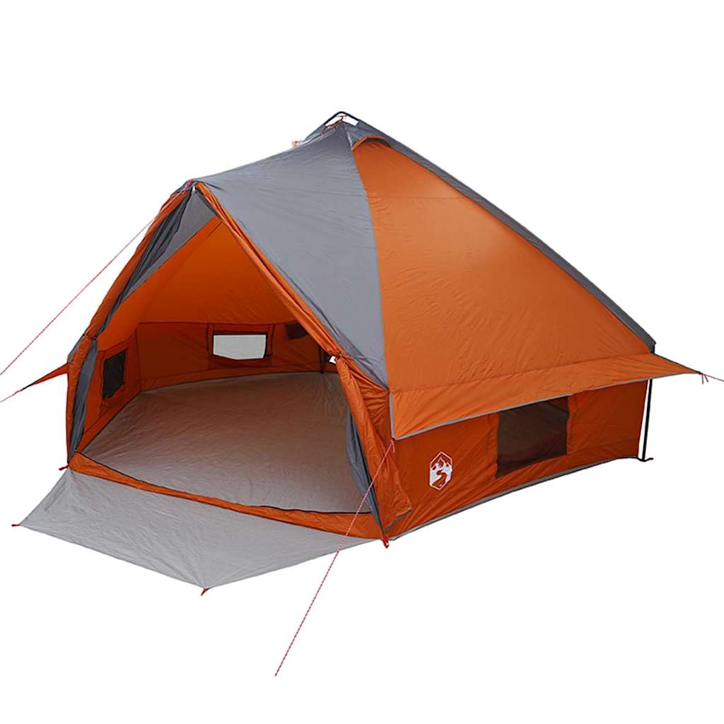 Teepee telt for 10 personer Grå og Oransje 567 x 470 x 242 cm