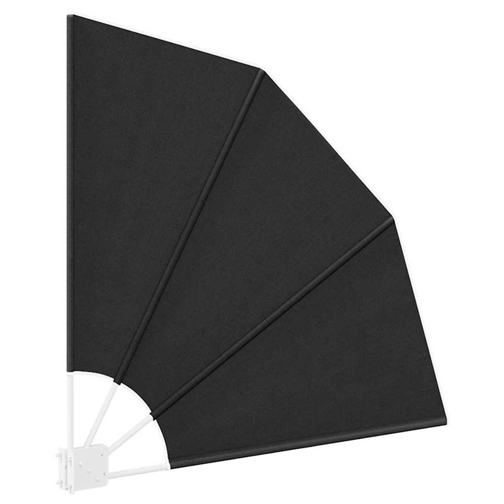 Balkong privat skjerm 115 x 115 cm Polyester Antrasitt