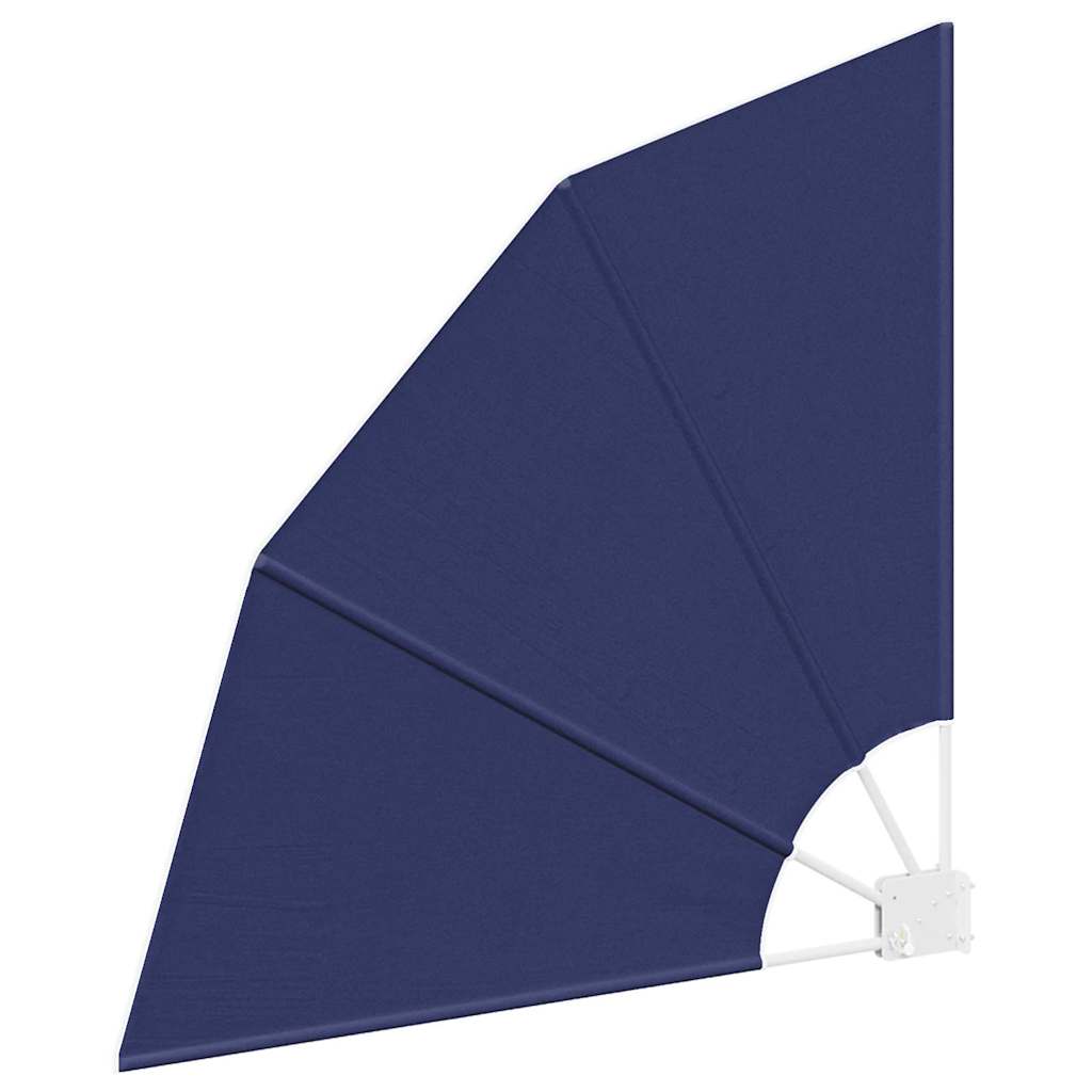 Balkong privat skjerm 115 x 115 cm Polyester Marineblå