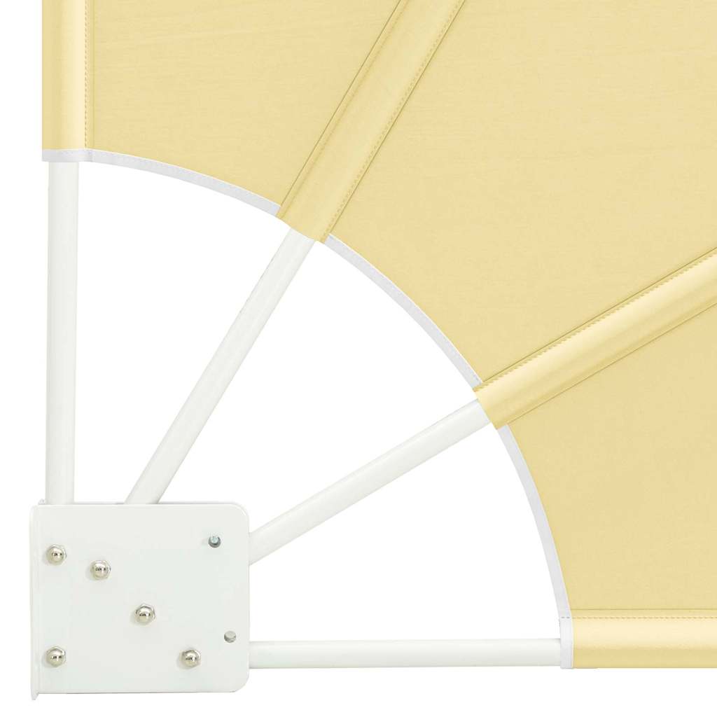 Balkong privat skjerm sand 115 x 115 cm stoff