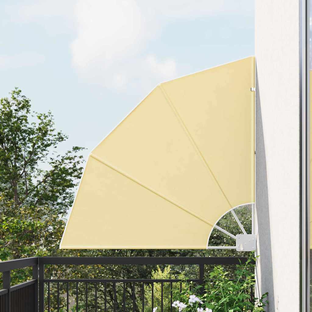 Balkong privat skjerm sand 115 x 115 cm stoff