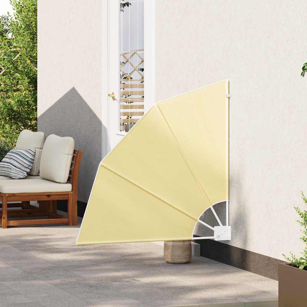 Balkong privat skjerm sand 115 x 115 cm stoff