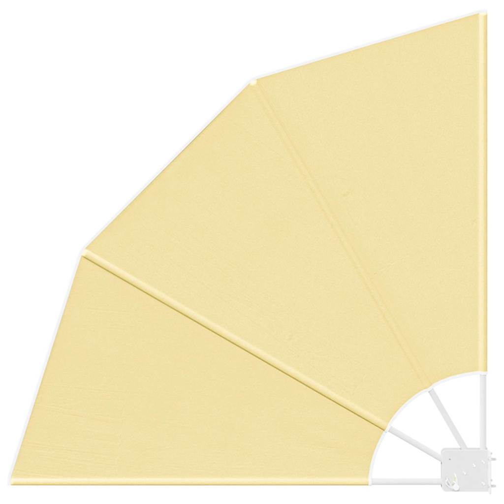 Balkong privat skjerm sand 115 x 115 cm stoff