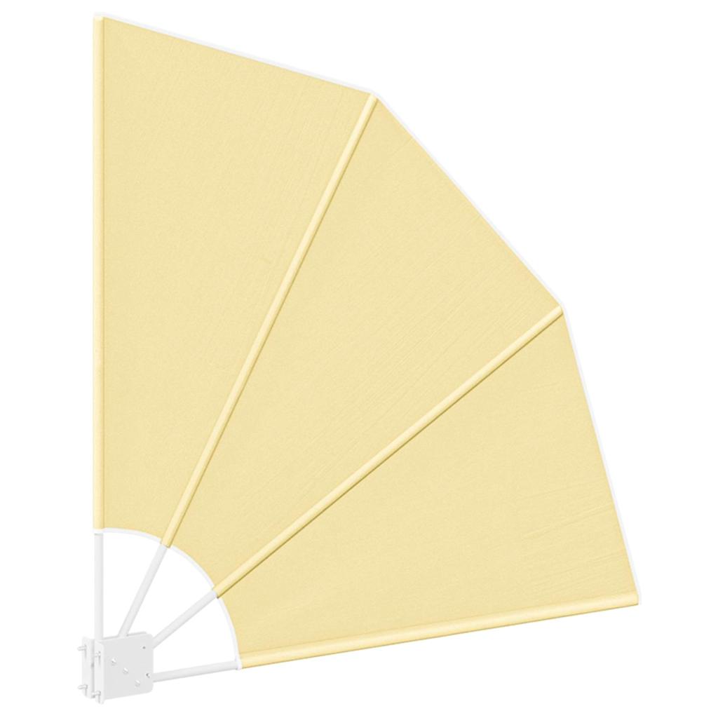 Balkong privat skjerm sand 115 x 115 cm stoff