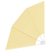 Balkong privat skjerm sand 115 x 115 cm stoff