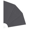 Balkong privat skjerm Svart 160 x 160 cm stoff