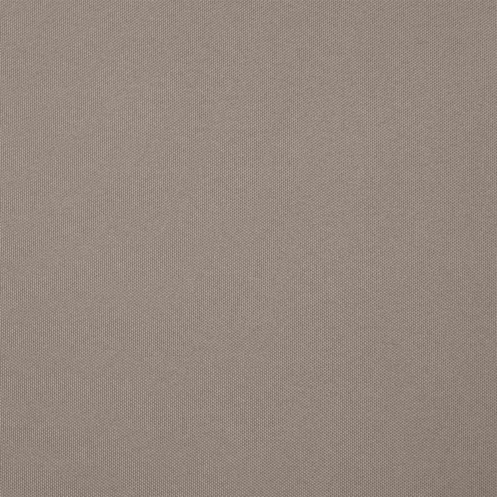 Balkong privat skjerm Gråbrun 160 x 160 cm stoff