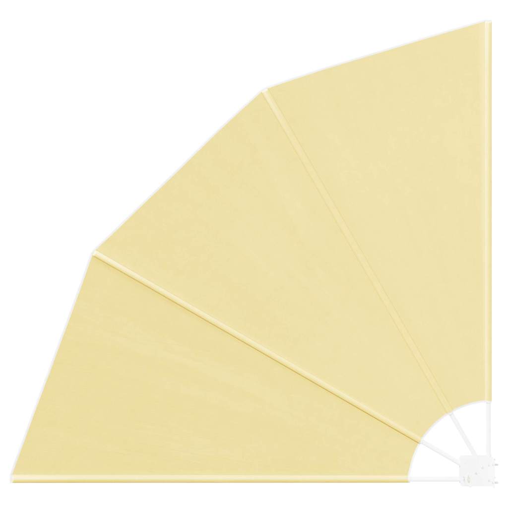 Balkong privat skjerm sand 160 x 160 cm stoff