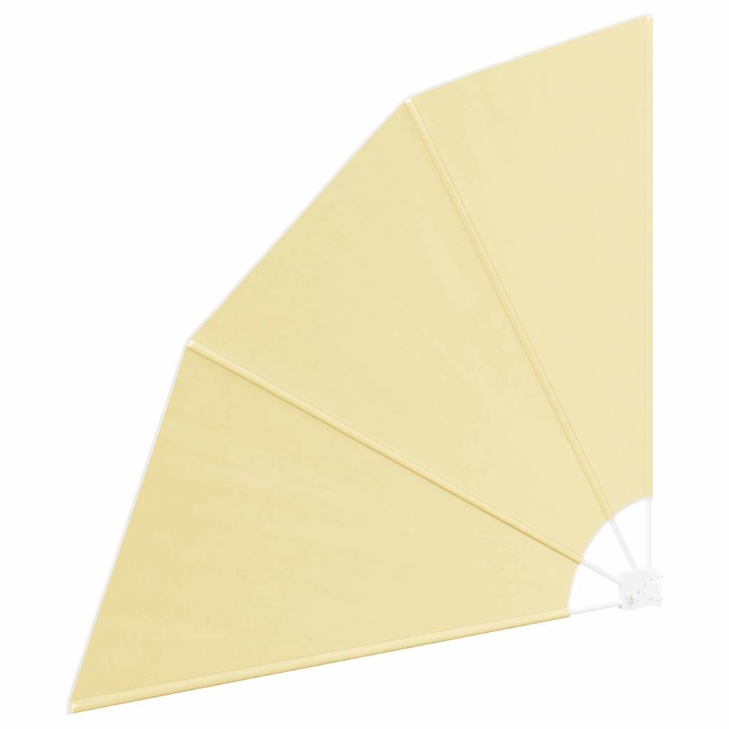 Balkong privat skjerm sand 160 x 160 cm stoff