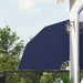 Balkong privat skjerm 140 x 140 cm Polyester Marineblå