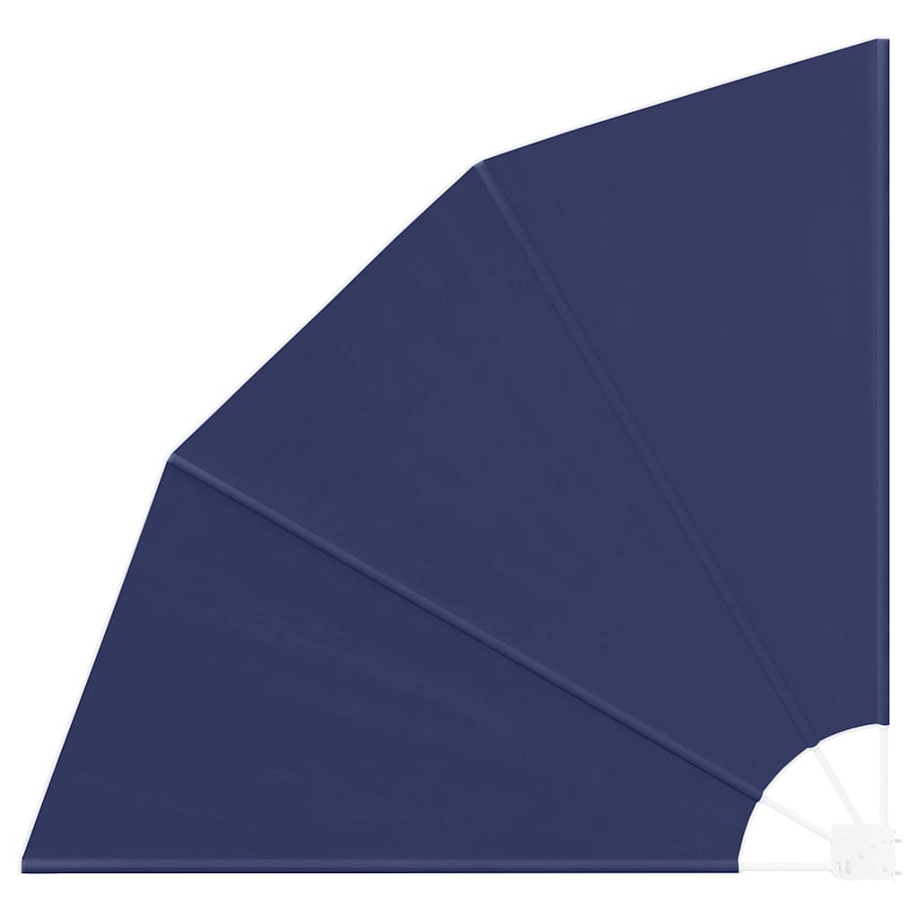 Balkong privat skjerm 140 x 140 cm Polyester Marineblå