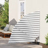 Balkong privat skjerm Antrasitt og hvit 140 x 140 cm stoff