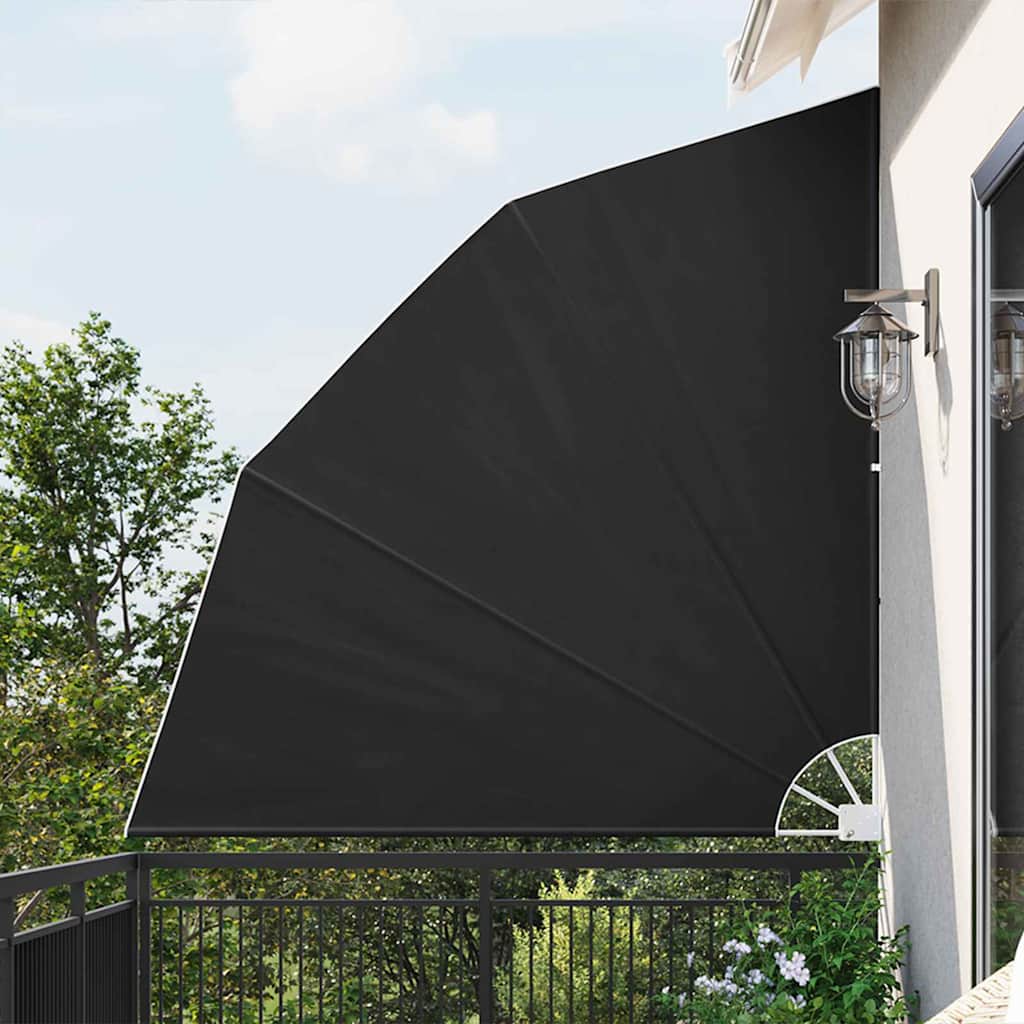 Balkong privat skjerm Antrasitt 210 x 210 cm stoff