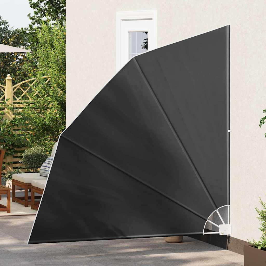 Balkong privat skjerm Antrasitt 210 x 210 cm stoff