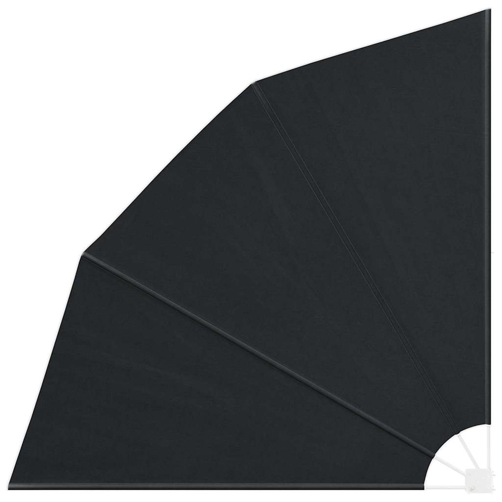 Balkong privat skjerm Antrasitt 210 x 210 cm stoff