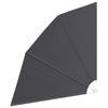 Balkong privat skjerm Svart 210 x 210 cm stoff