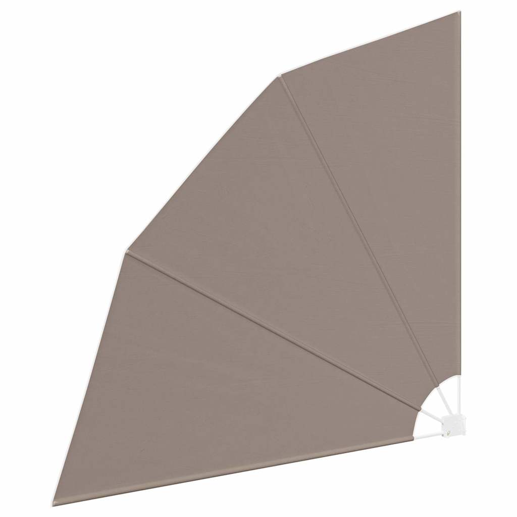Balkong privat skjerm Gråbrun 210 x 210 cm stoff