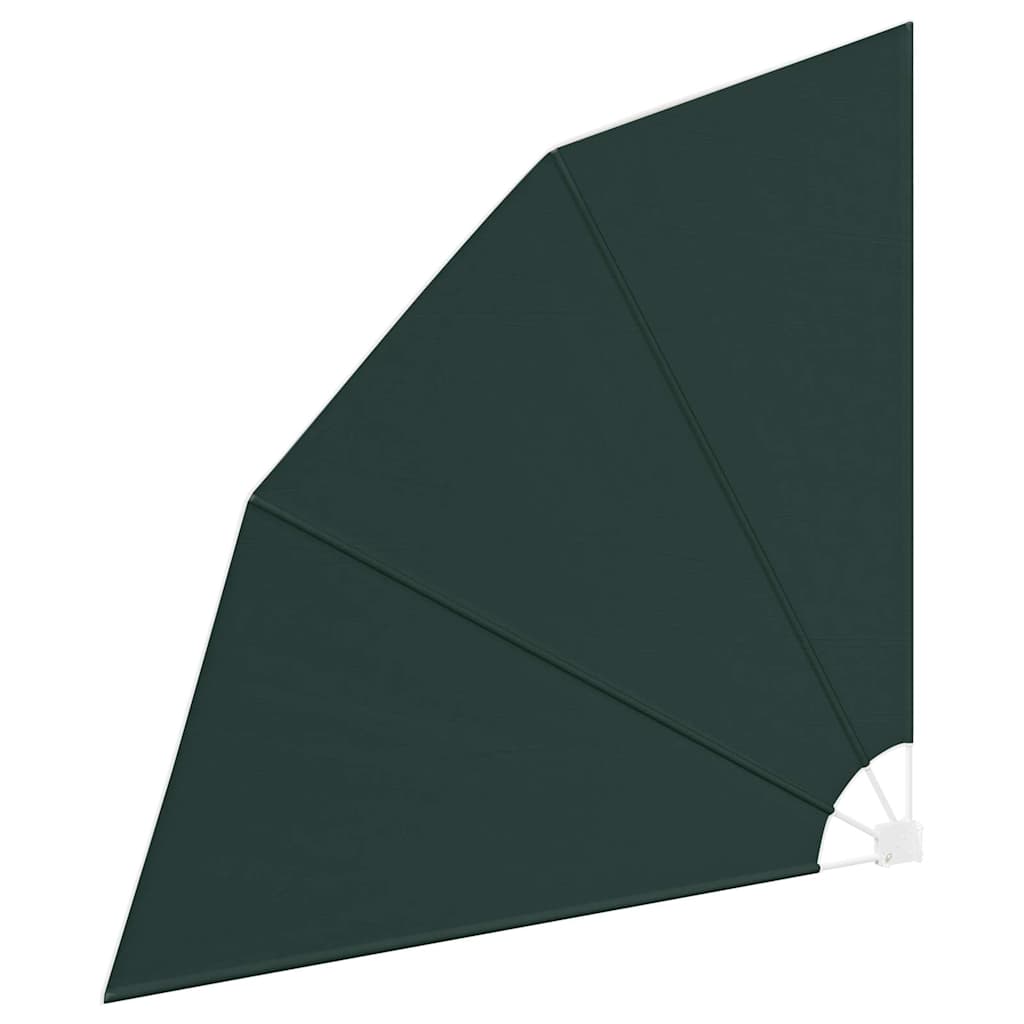 Balkong privat skjerm 210 x 210 cm Polyester Mørkegrønn