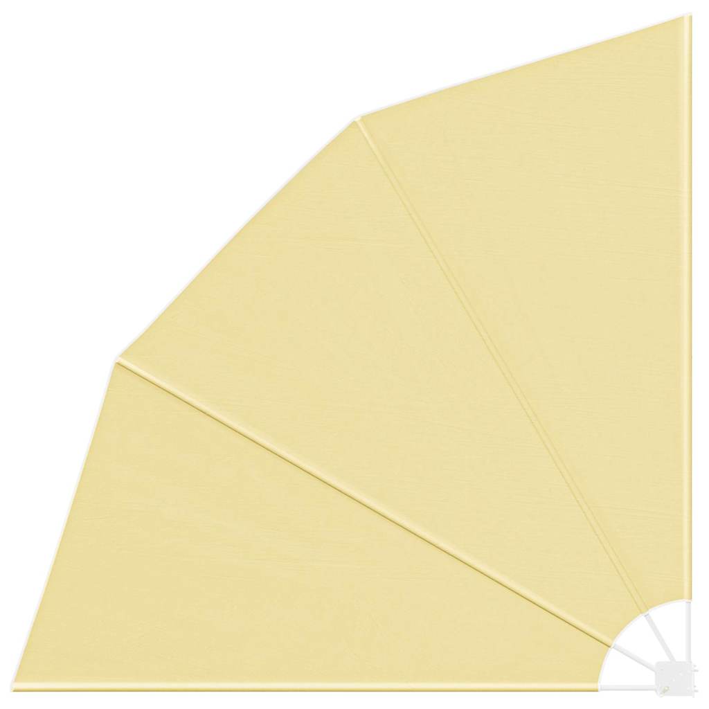 Balkong privat skjerm sand 210 x 210 cm stoff