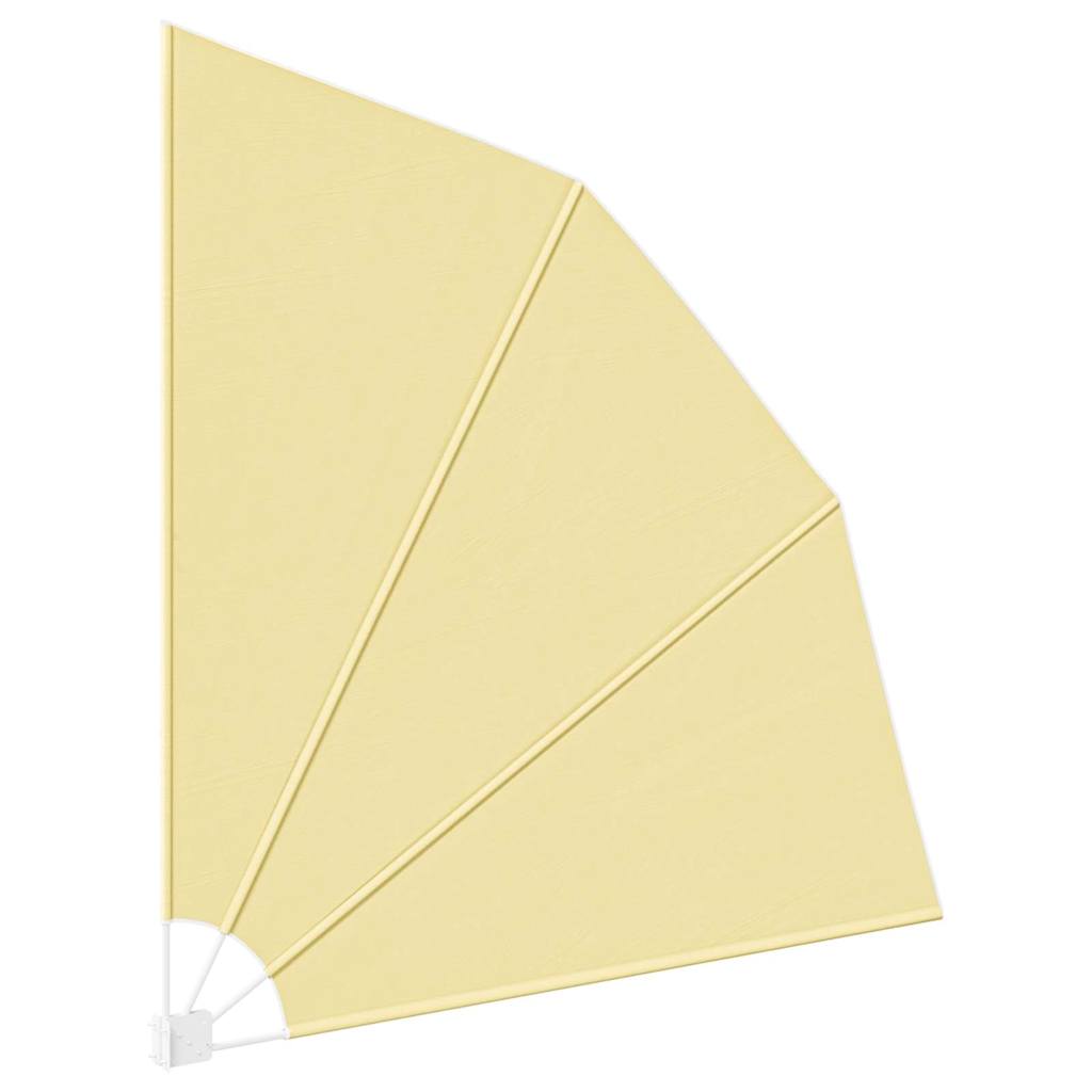 Balkong privat skjerm sand 210 x 210 cm stoff